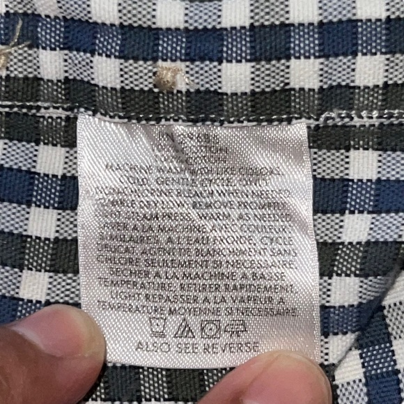 Pendleton Oxford Cloth Shirt Men’s Checkered Button Down Dress Shirt Size Large - Picture 15 of 16